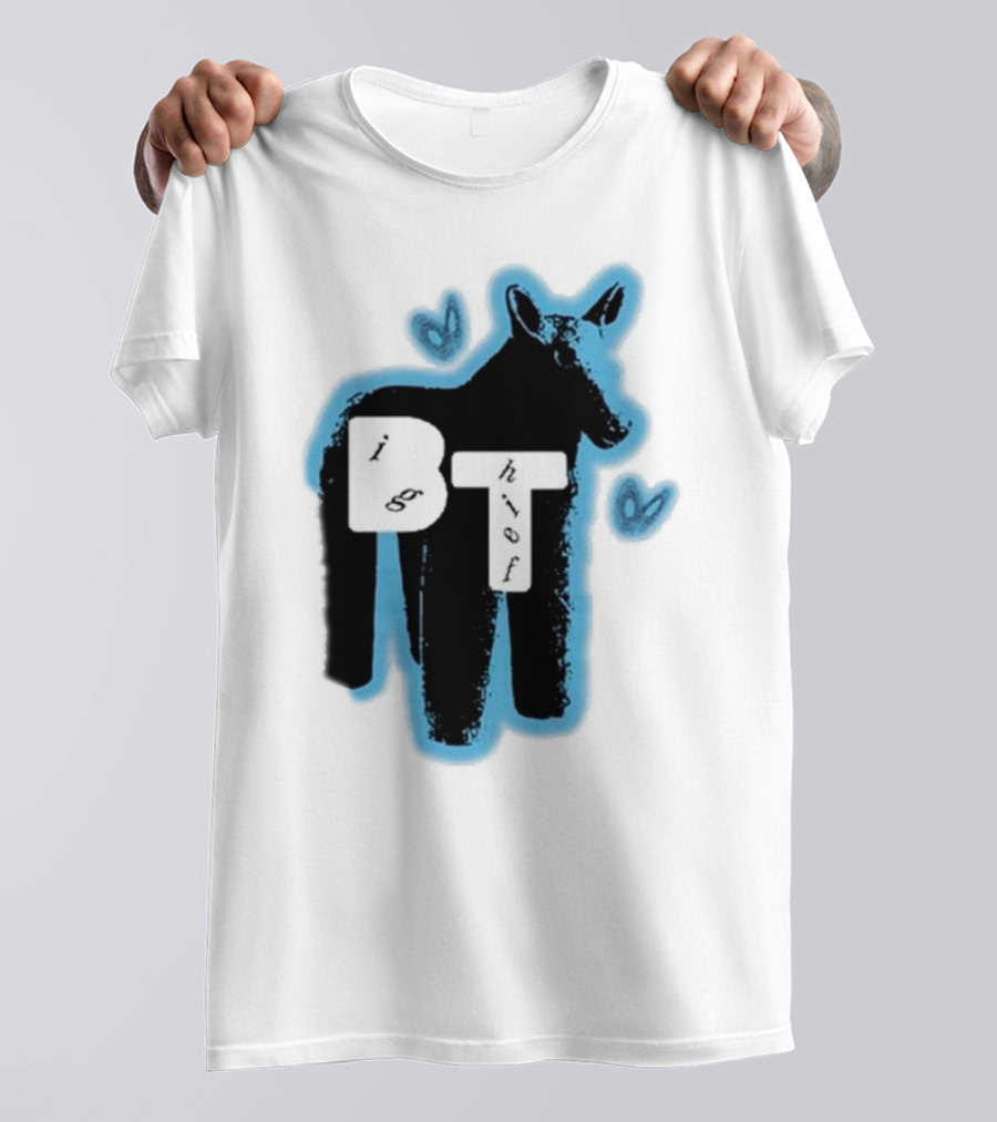 Big Thief BT Creature With Hearts T-Shirt