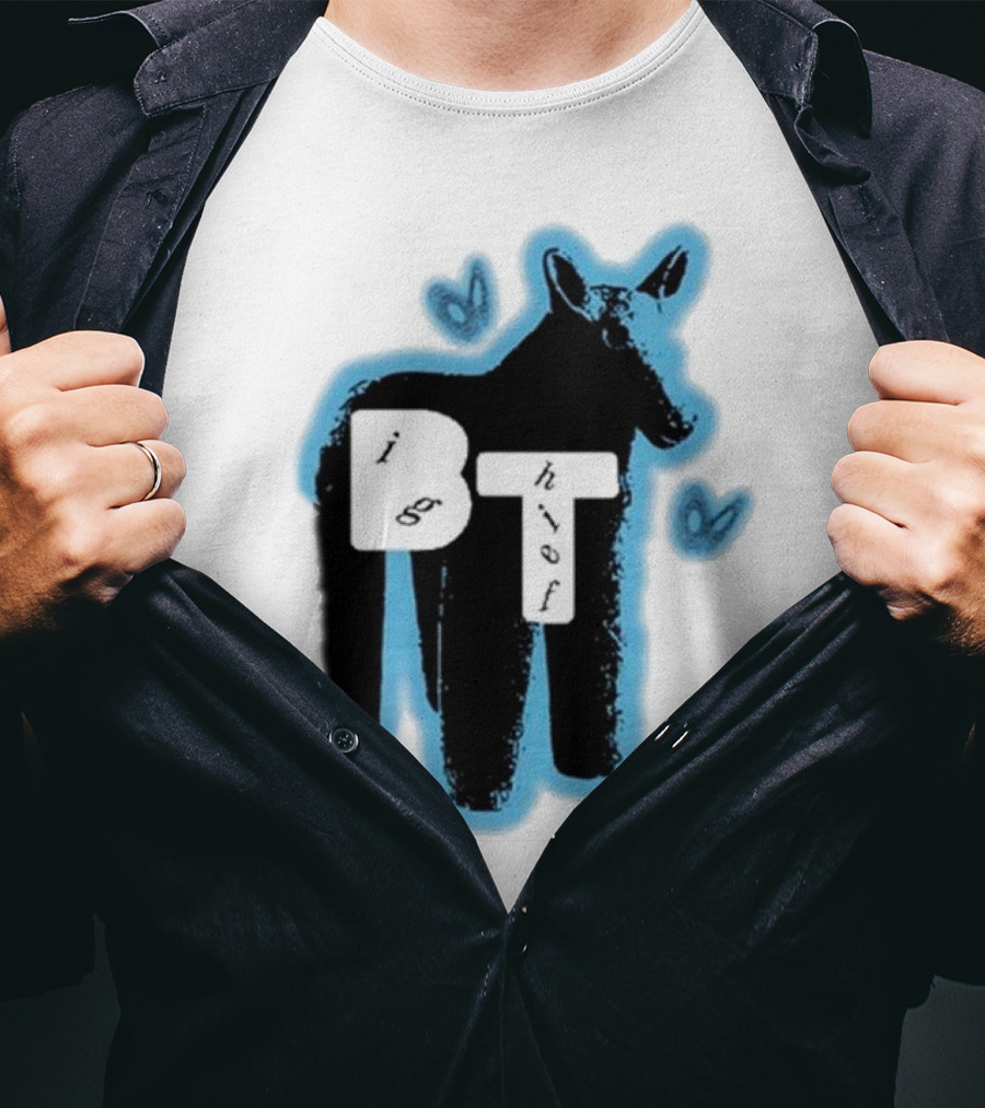 Big Thief BT Creature With Hearts T-Shirt