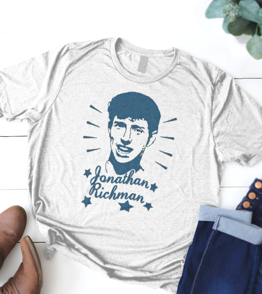 Jonathan Richman Surrounded By Stars And Radiating Light T-Shirt