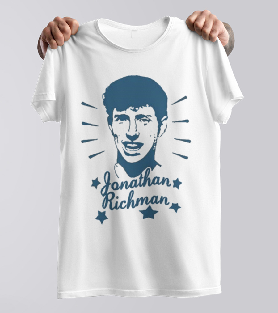 Jonathan Richman Surrounded By Stars And Radiating Light T-Shirt