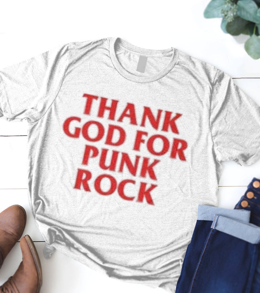 Thank God For Punk Rock Travis Barker Blink 182 T-Shirt