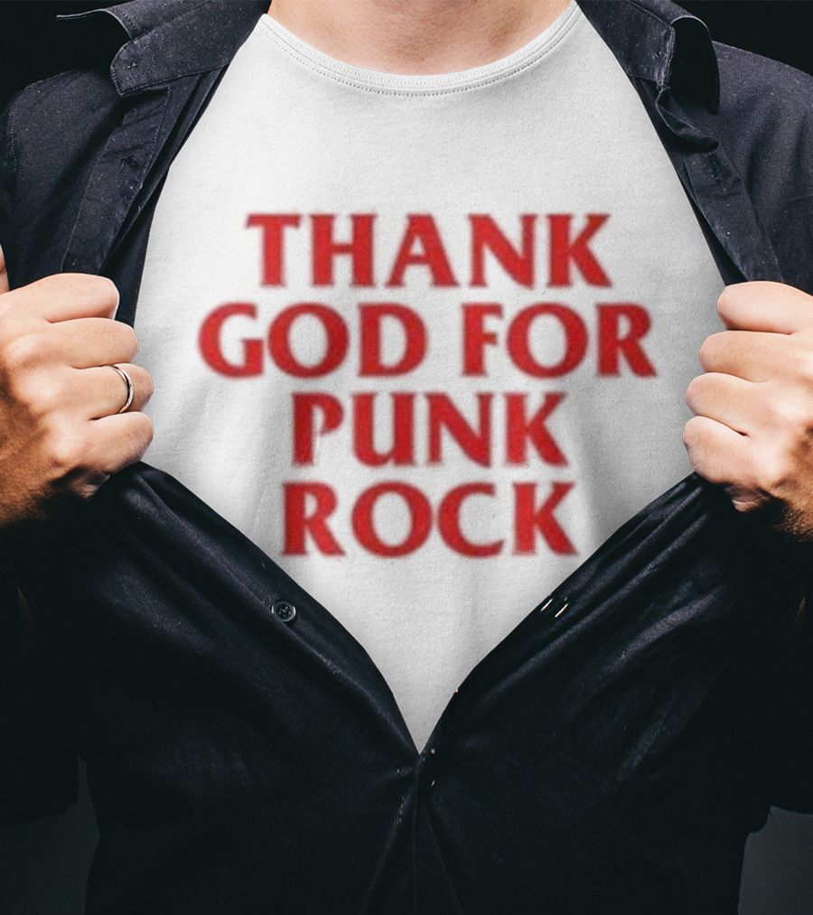Thank God For Punk Rock Travis Barker Blink 182 T-Shirt