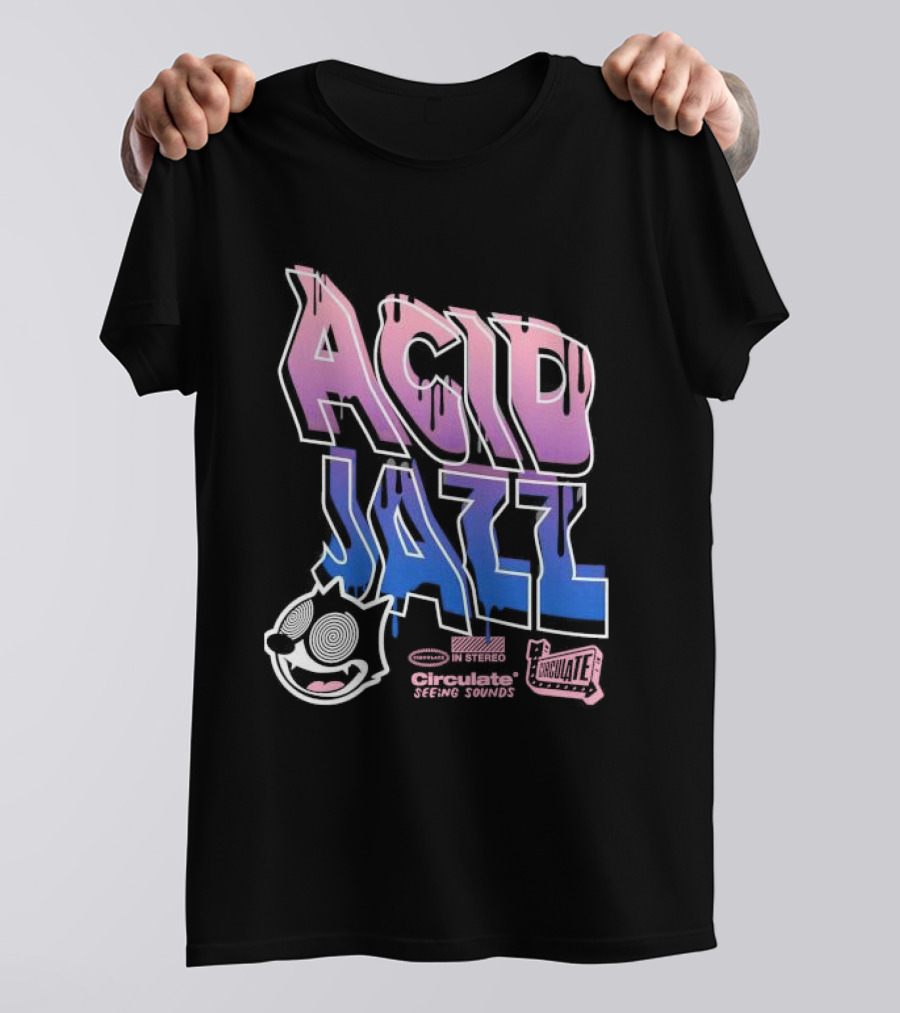 Acid Jazz Circulate Seeing Sounds Housecat In Stereo T-Shirt