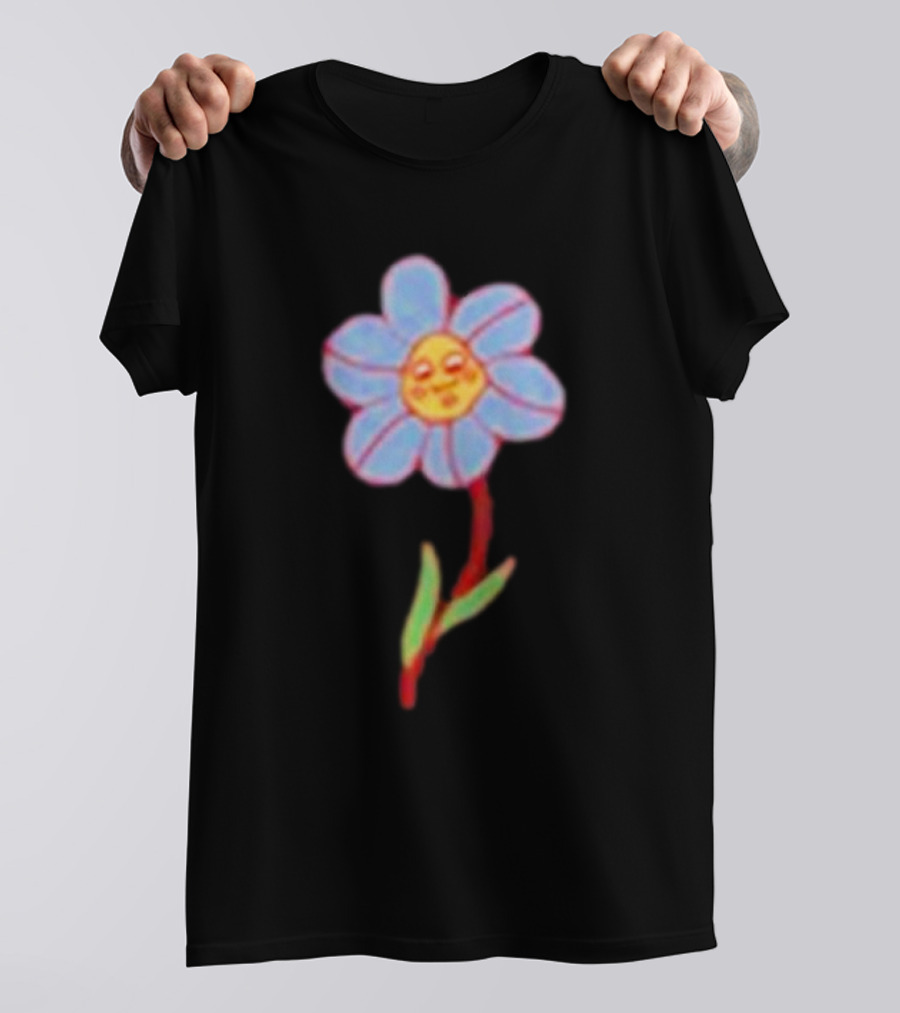 Still Woozy Flower Face Loveseat T-Shirt