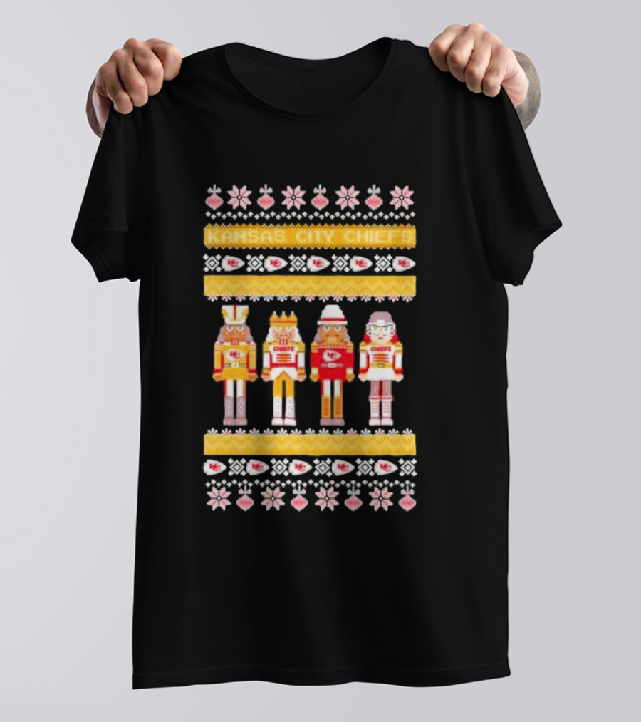 Kansas City Chiefs Nutcracker Christmas Sweater T-Shirt