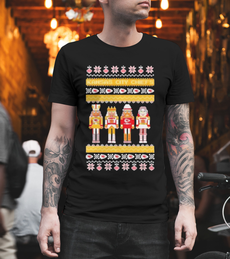 Kansas City Chiefs Nutcracker Christmas Sweater T-Shirt