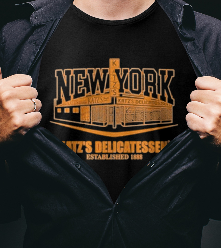 New York Knicks X Katz's Delicatessen Established 1888 Collaboration T-Shirt