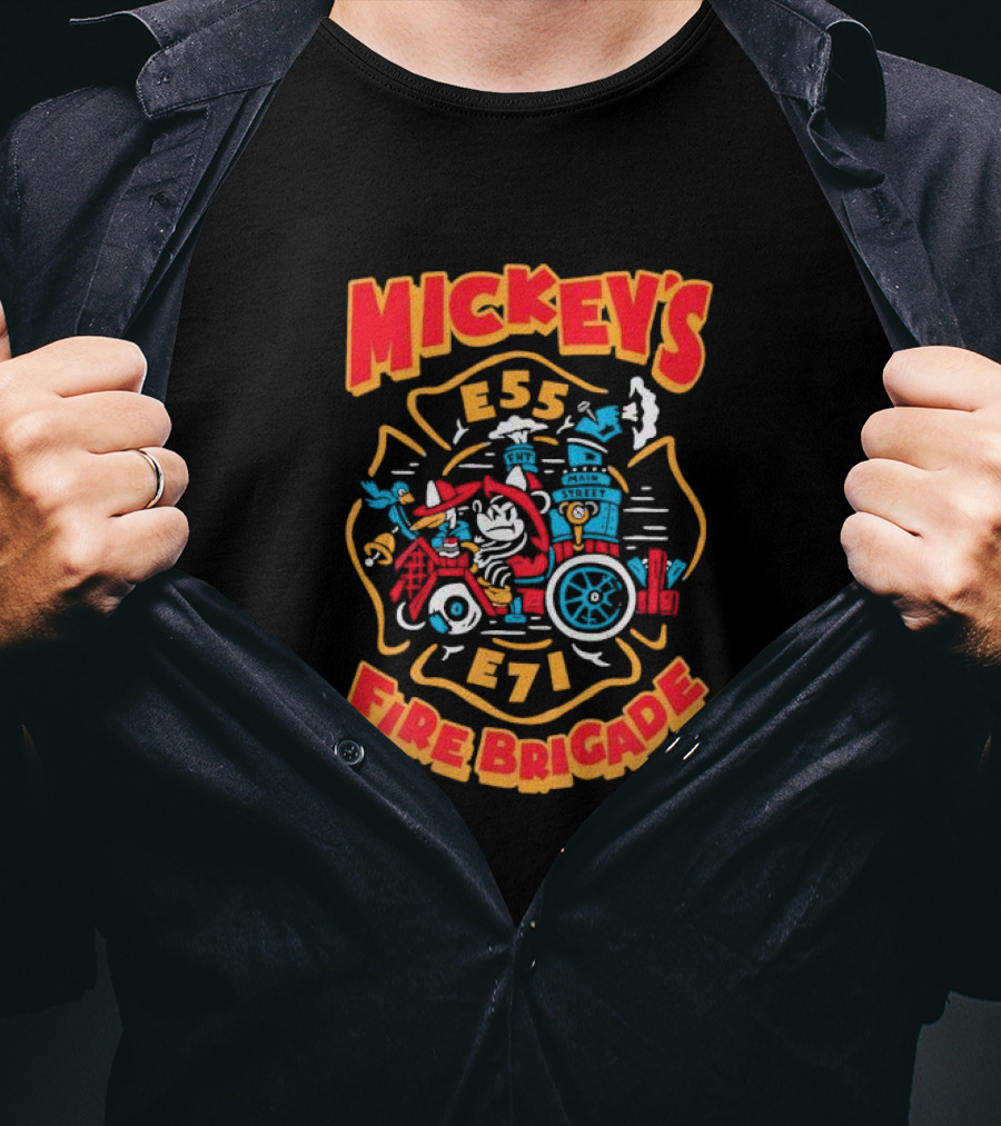 Mickey's Fire Brigade E55 E71 2025 T-Shirt