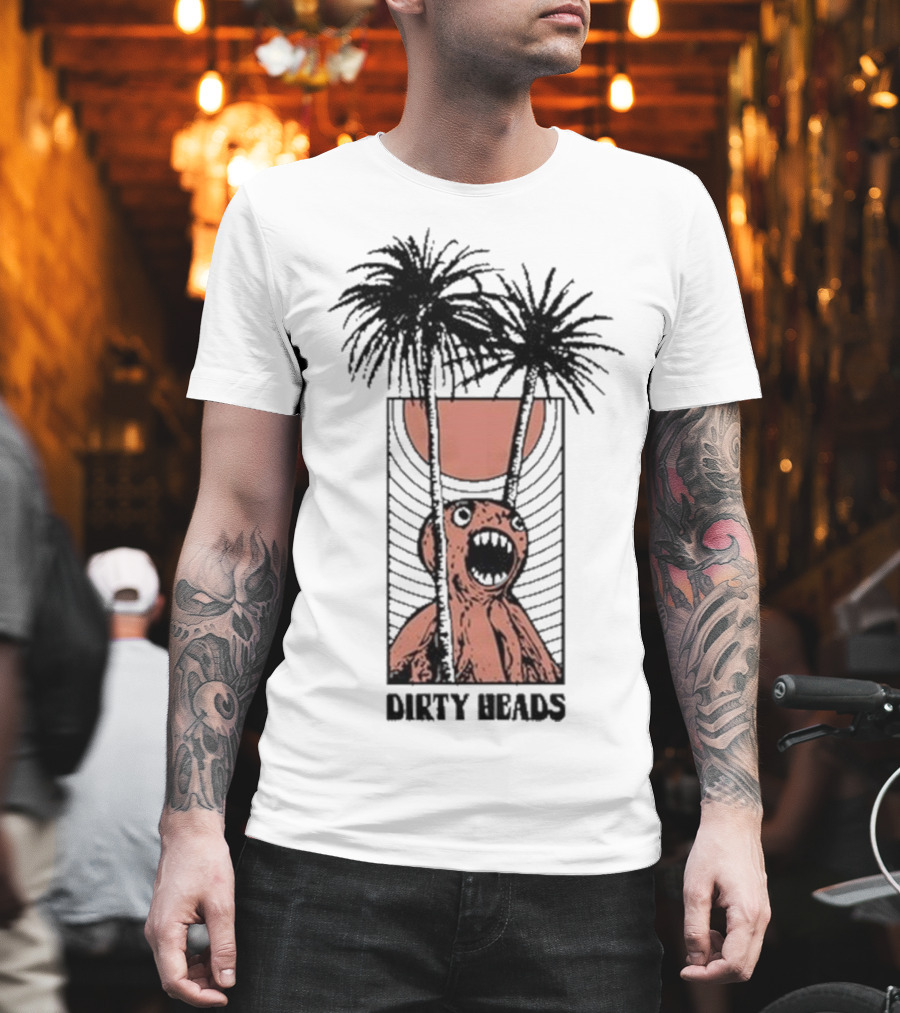 Dirty Heads Sun Scream Creature Palm Trees Holiday T-Shirt