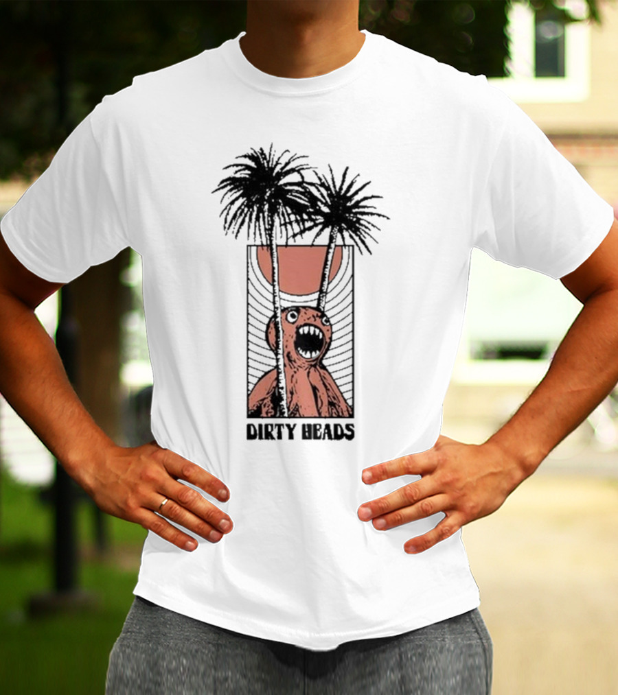 Dirty Heads Sun Scream Creature Palm Trees Holiday T-Shirt