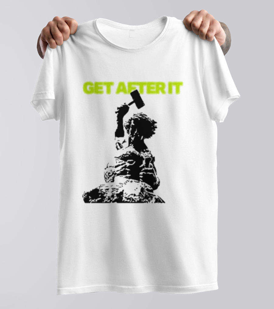 Get After It Rock Climbing Motivational Instrumentals T-Shirt
