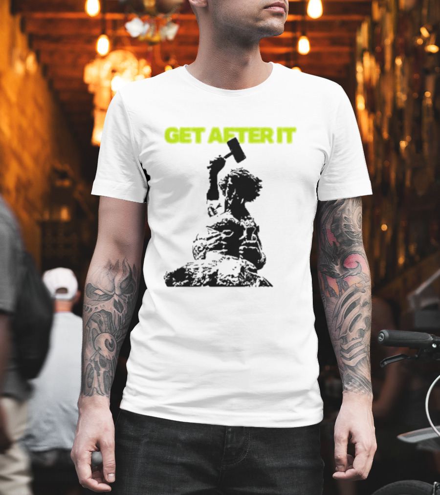 Get After It Rock Climbing Motivational Instrumentals T-Shirt