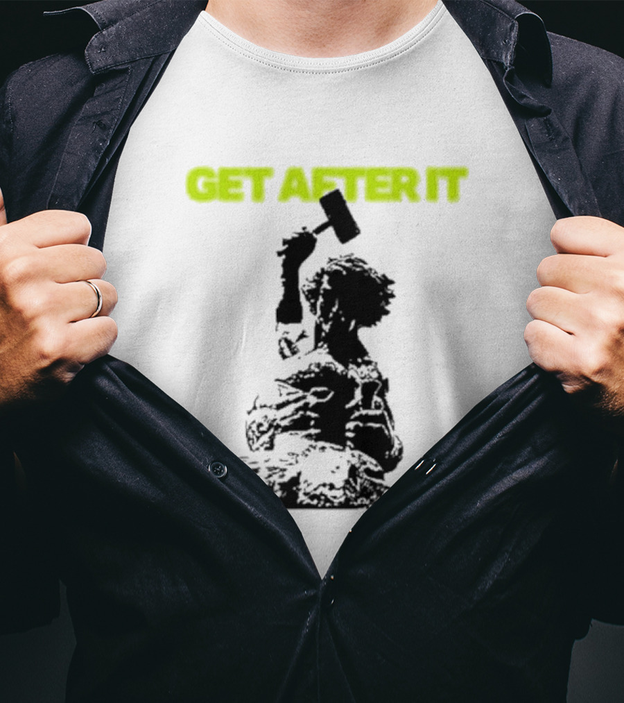 Get After It Rock Climbing Motivational Instrumentals T-Shirt