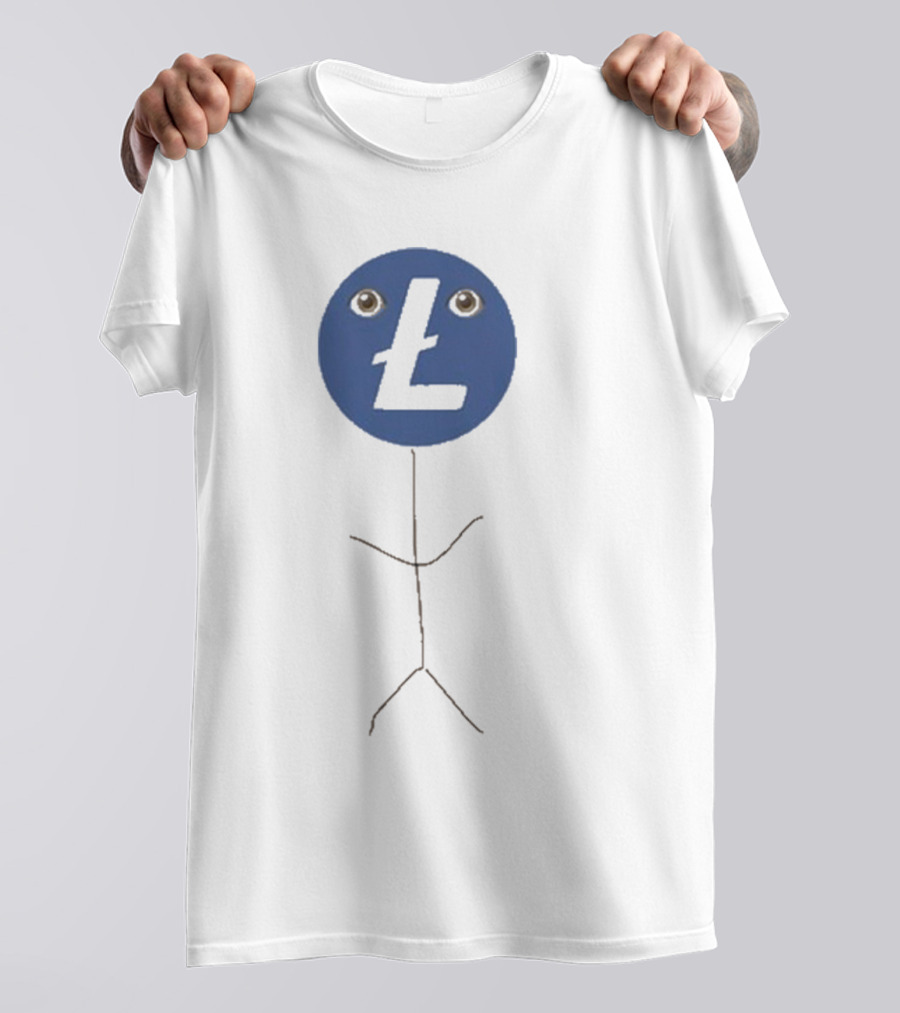 Litecoin Foundation Take The L Stick Figure T-Shirt