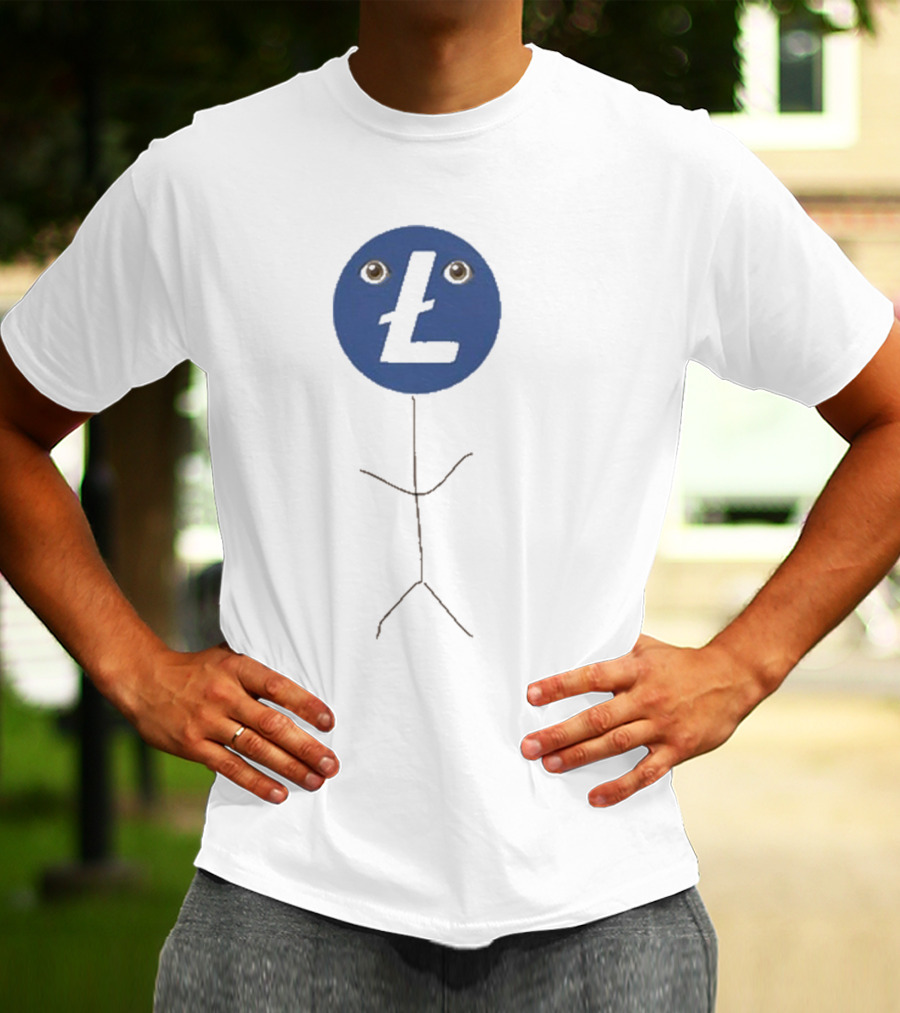 Litecoin Foundation Take The L Stick Figure T-Shirt