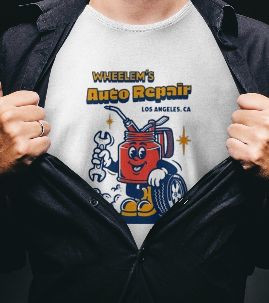 Wheelem's Auto Repair Los Angeles CA T-Shirt
