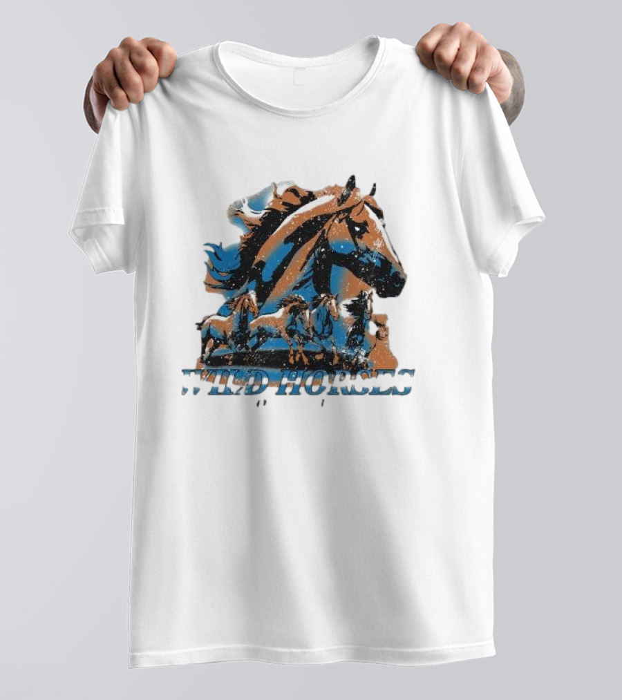 Wild Horses Born To Run Running Wild Hang Over Gang T-Shirt