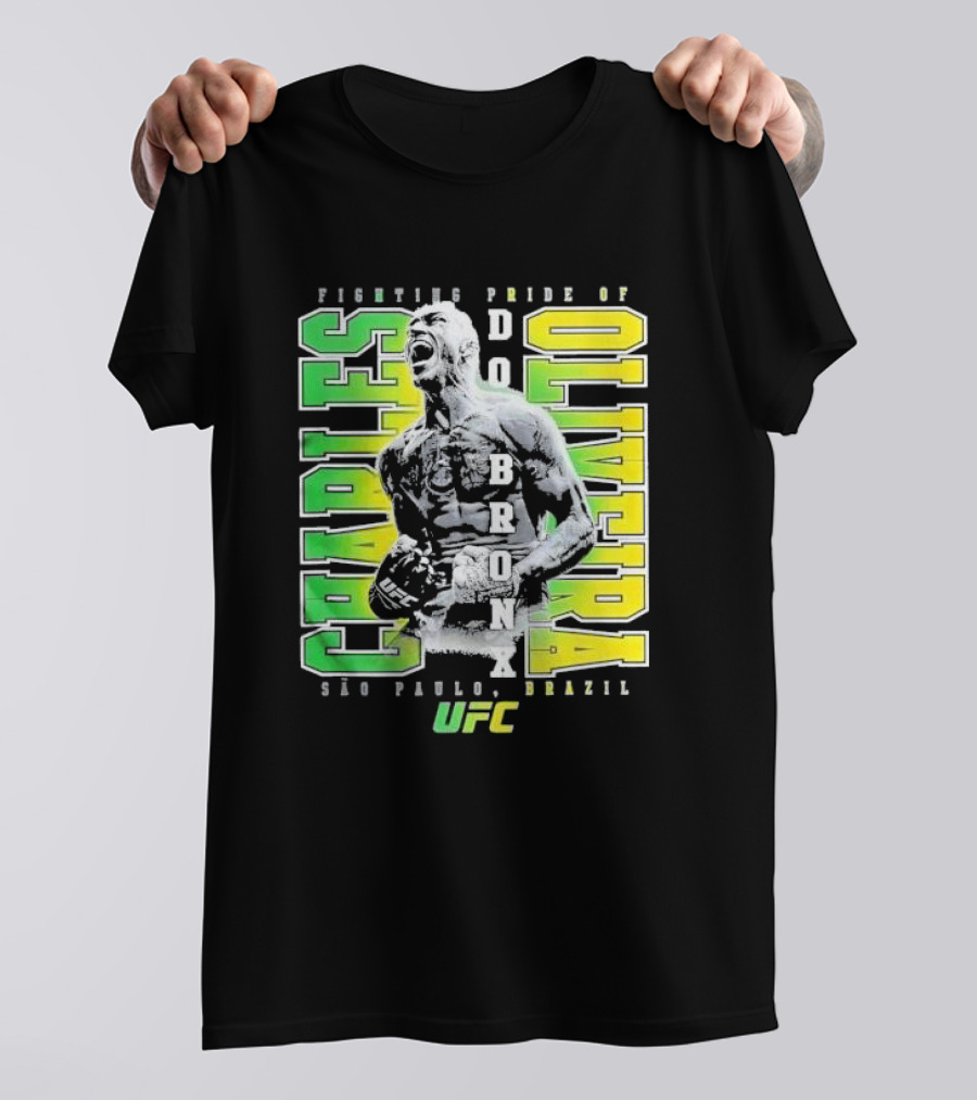Charles Oliveira UFC Fighting Pride Of São Paulo Brazil Do Bronx T-Shirt