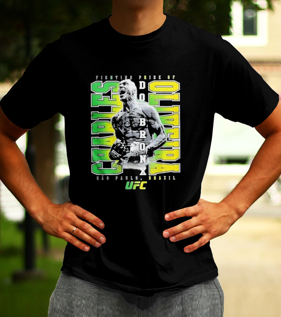 Charles Oliveira UFC Fighting Pride Of São Paulo Brazil Do Bronx T-Shirt