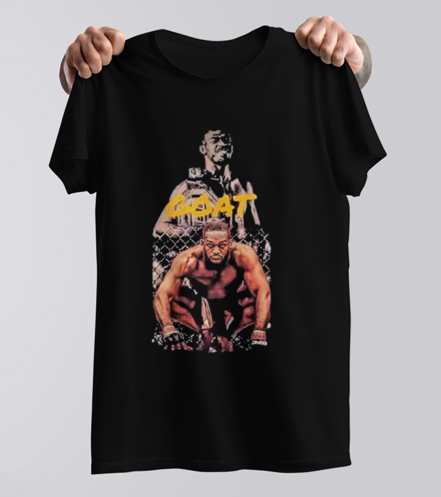 Jon Jones GOAT UFC Champion Image T-Shirt