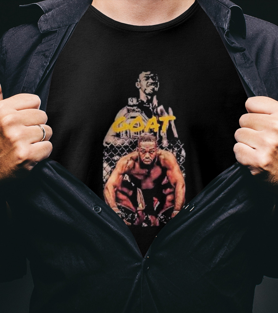 Jon Jones GOAT UFC Champion Image T-Shirt