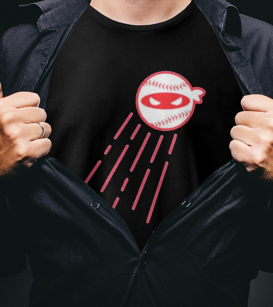 Los Angeles Dodgers Ninja Baseball Pitcher Retro T-Shirt