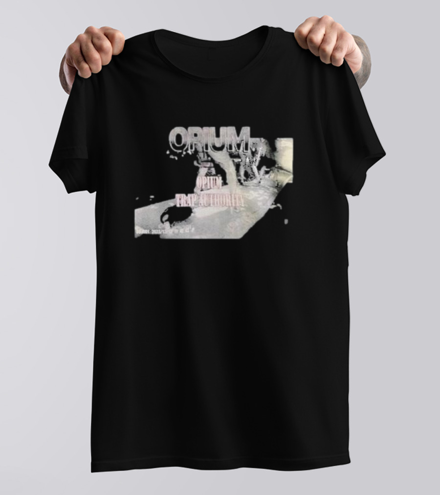 OPIUM TRAP AUTHORITY VINTAGE GRUNGE T-Shirt