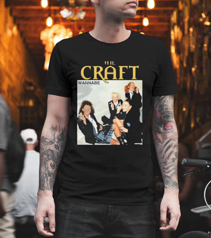 THE CRAFT WANNABE Spice Girls Parody School Girls Smoking Scene T-Shirt