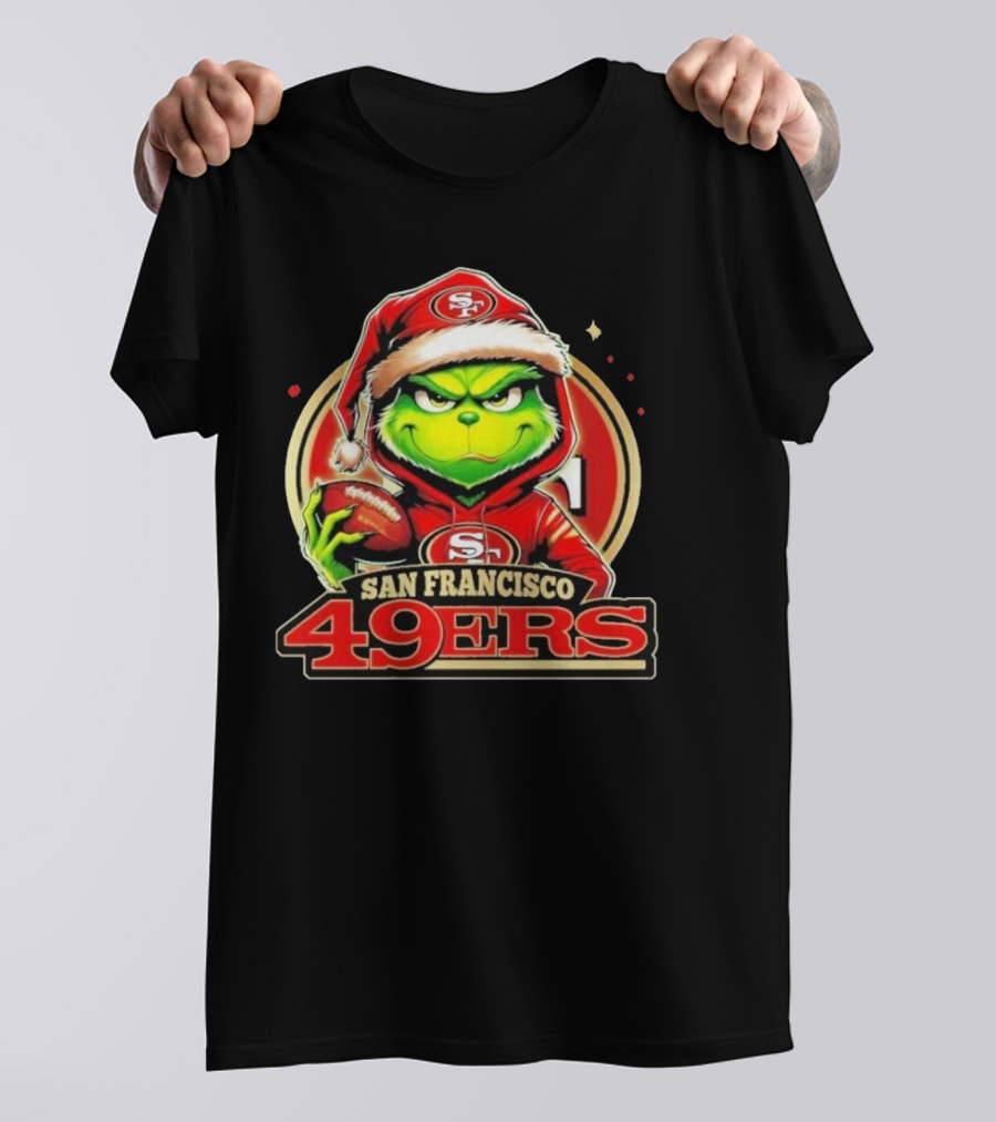 The Grinch San Francisco 49ers Football Mashup T-Shirt