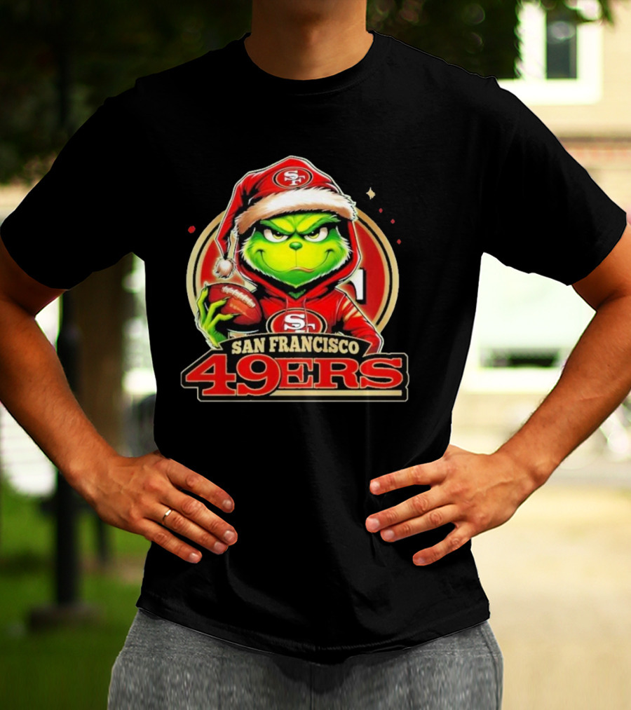 The Grinch San Francisco 49ers Football Mashup T-Shirt