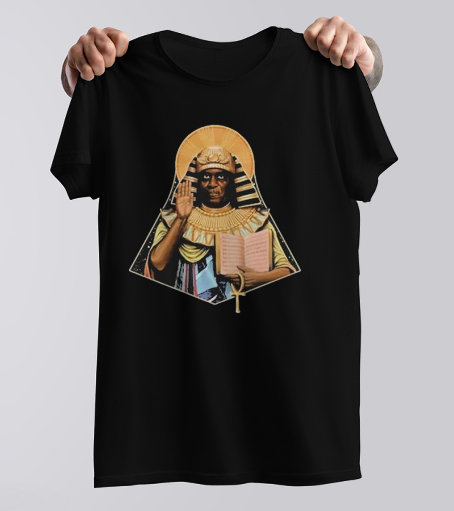 The Jazz Estate Saint Sun Ra Pharaoh Ankh Book Image T-Shirt