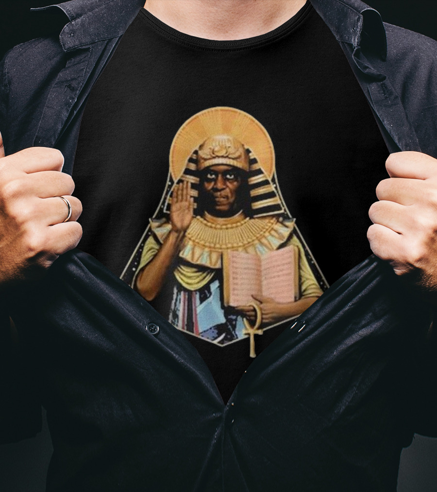 The Jazz Estate Saint Sun Ra Pharaoh Ankh Book Image T-Shirt