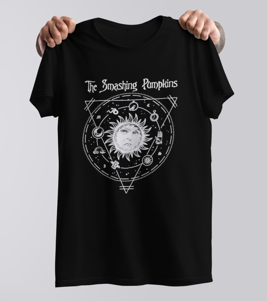 The Smashing Pumpkins Astrological Sun Chart And Symbols T-Shirt