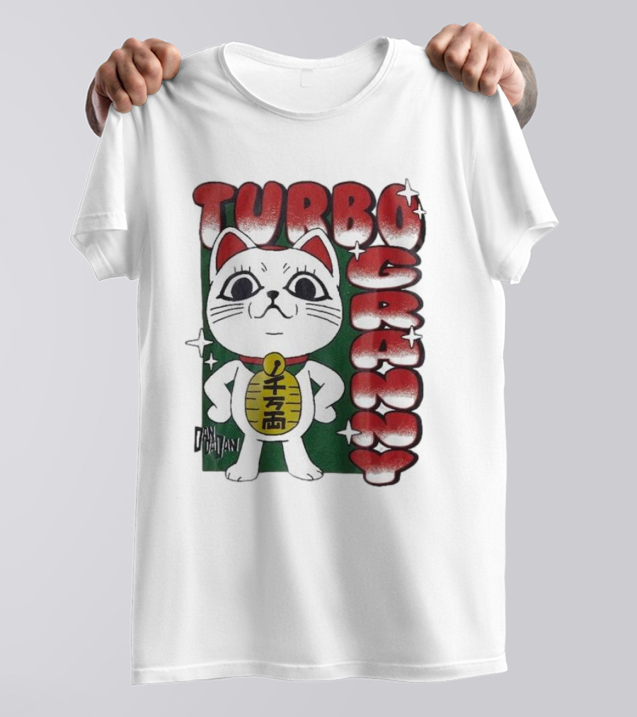 Dandadan Turbo Granny Lucky Cat T-Shirt