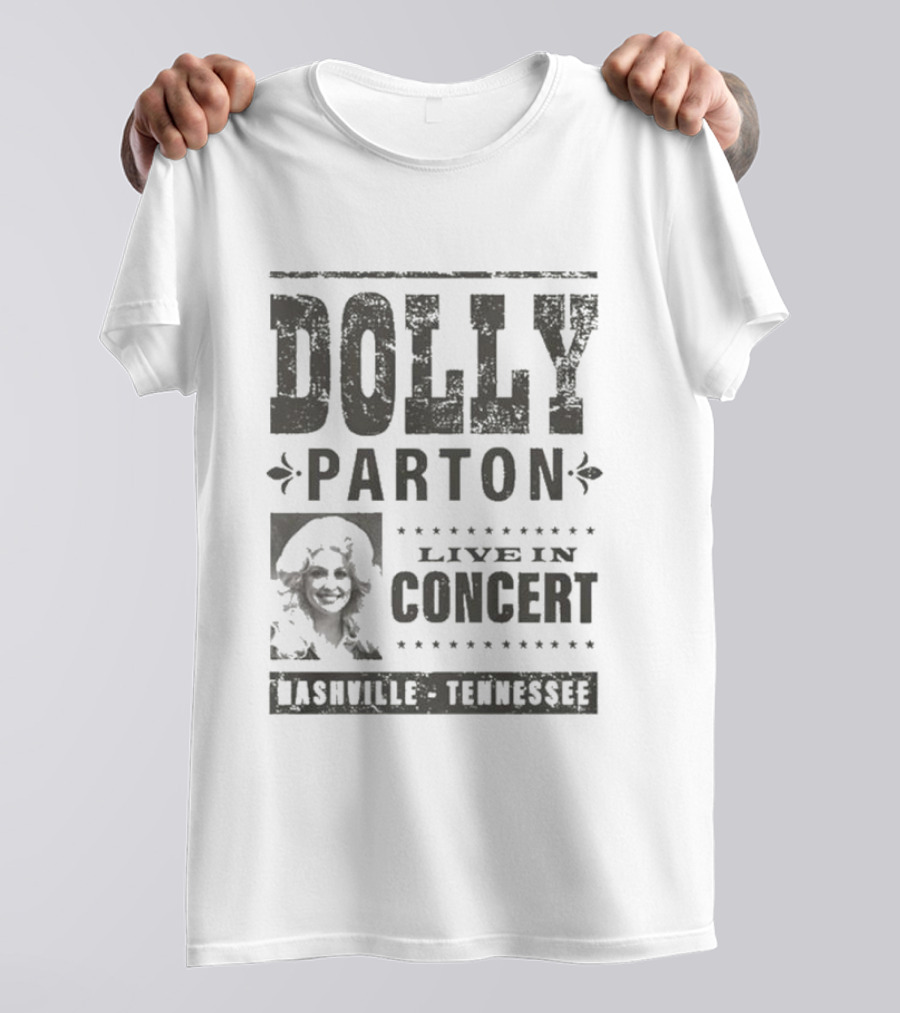 Dolly Parton Live In Concert Nashville Tennessee T-Shirt
