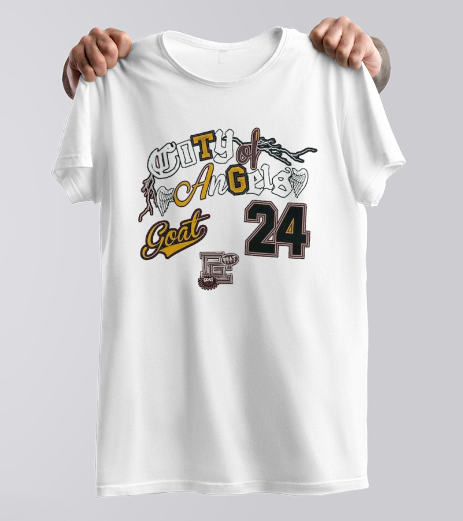 Goat Crew City Of Angels 24 Kobe Bryant Los Angeles T-Shirt