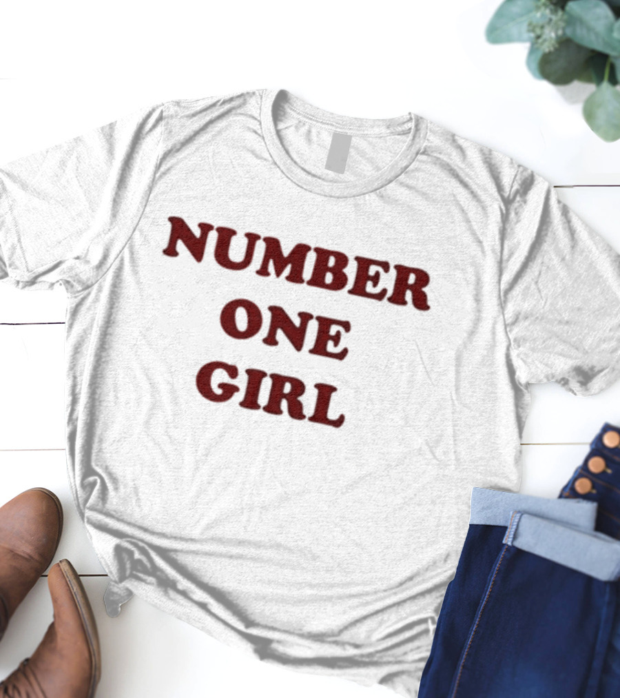 Number One Girl Retro T-Shirt