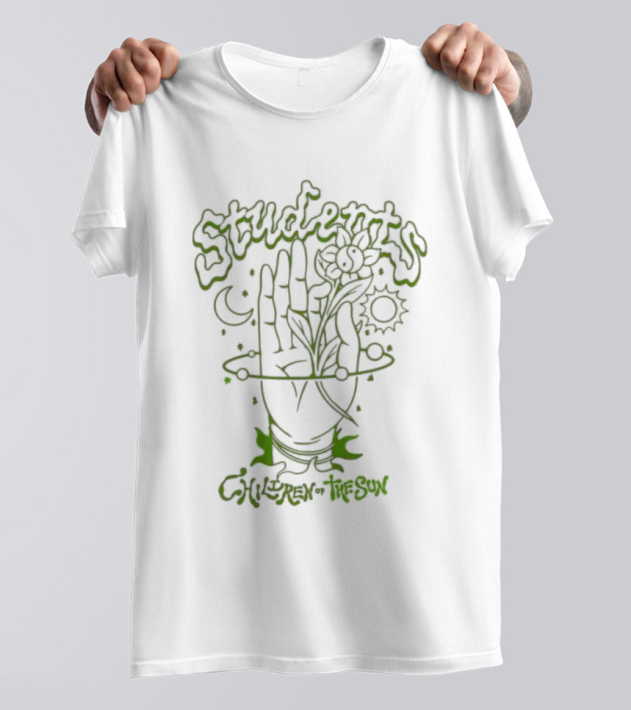 Students Children Of The Sun Hand Flower Moon Sun T-Shirt