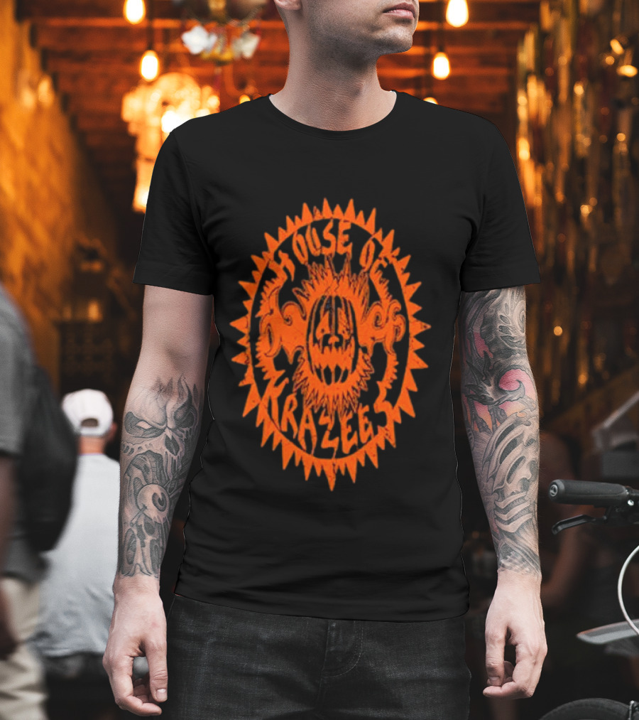 House Of Krazee Sunburst Jack O'Lantern T-Shirt