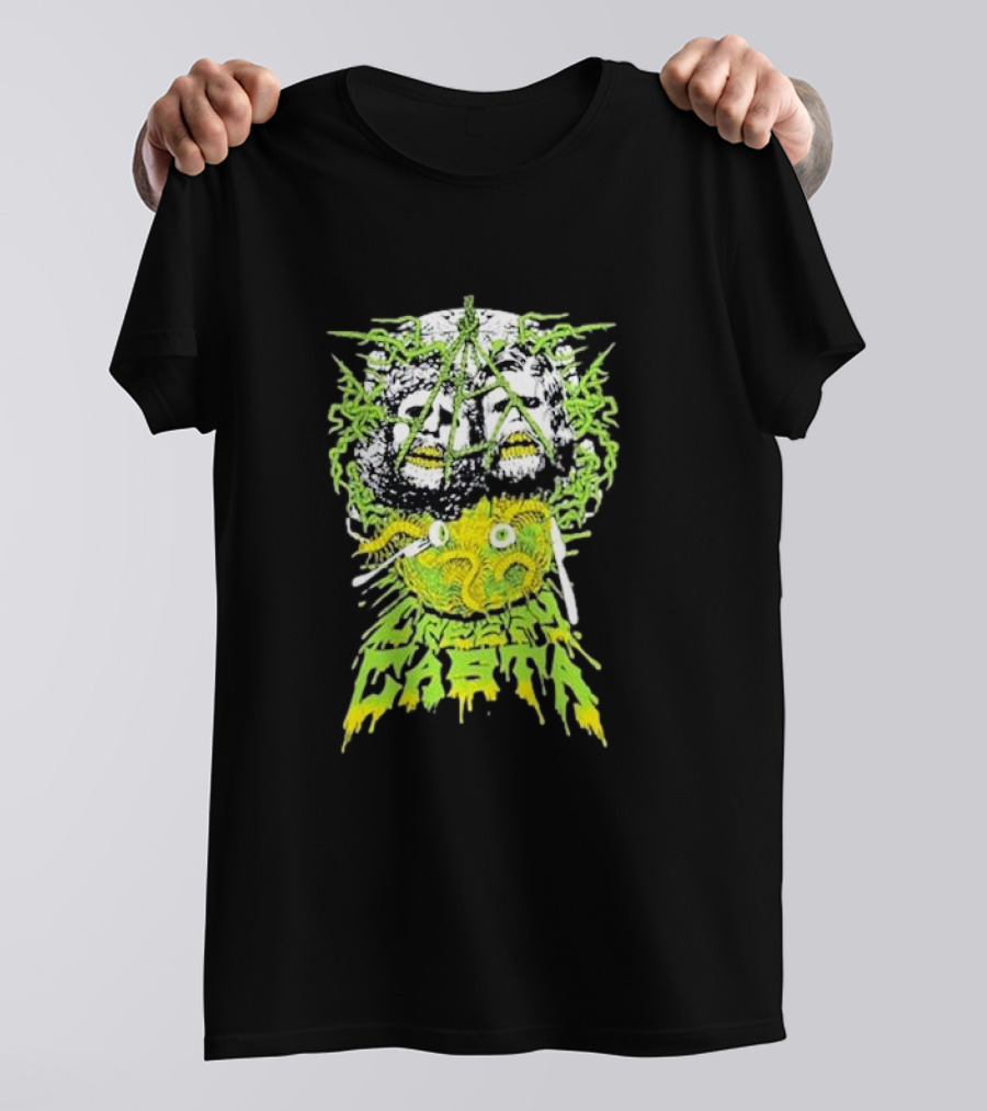 Creepycasta Creepy Tentacled Skull Neon Eyes T-Shirt