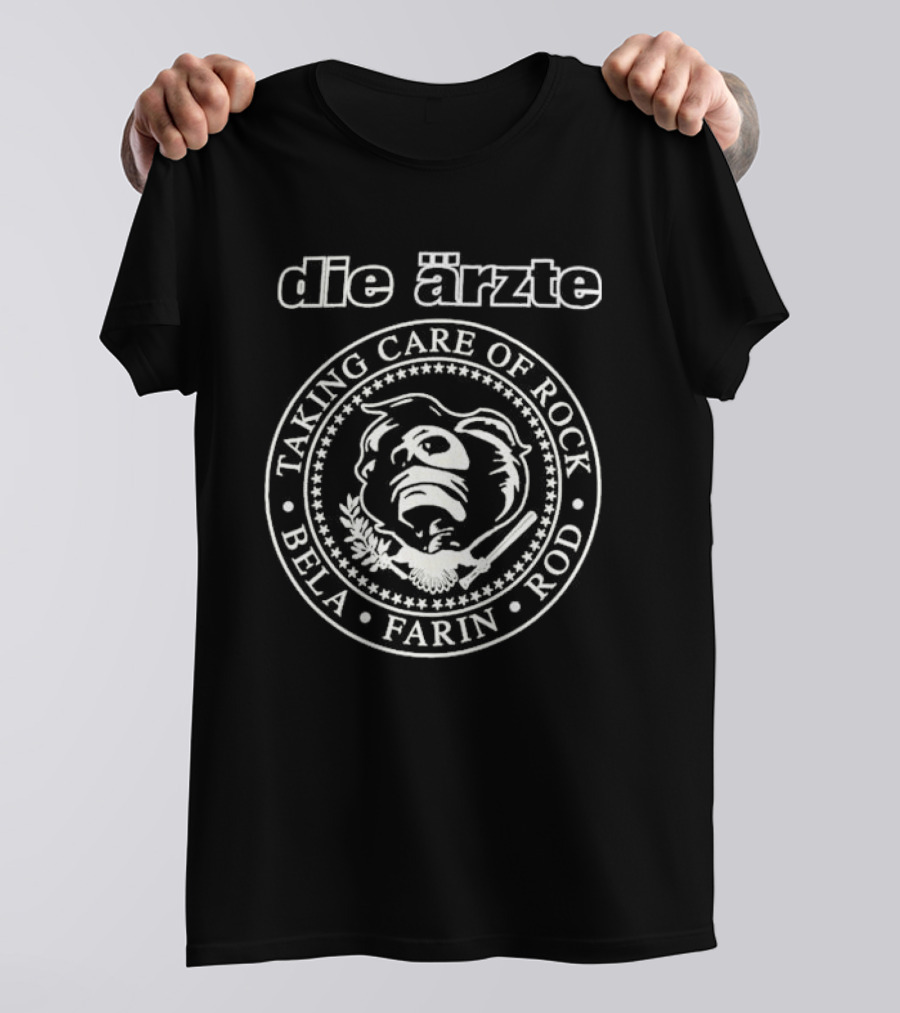 Die Ärzte Taking Care Of Rock Bela Farin Rod T-Shirt
