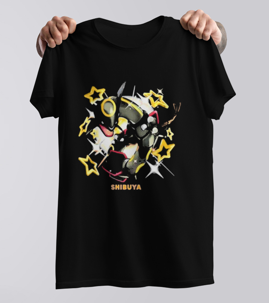 Pokémon Center Shibuya Shiny Rayquaza Stars T-Shirt