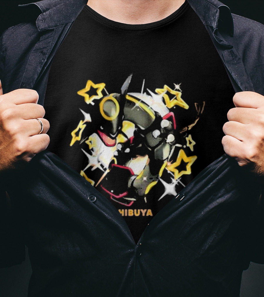 Pokémon Center Shibuya Shiny Rayquaza Stars T-Shirt