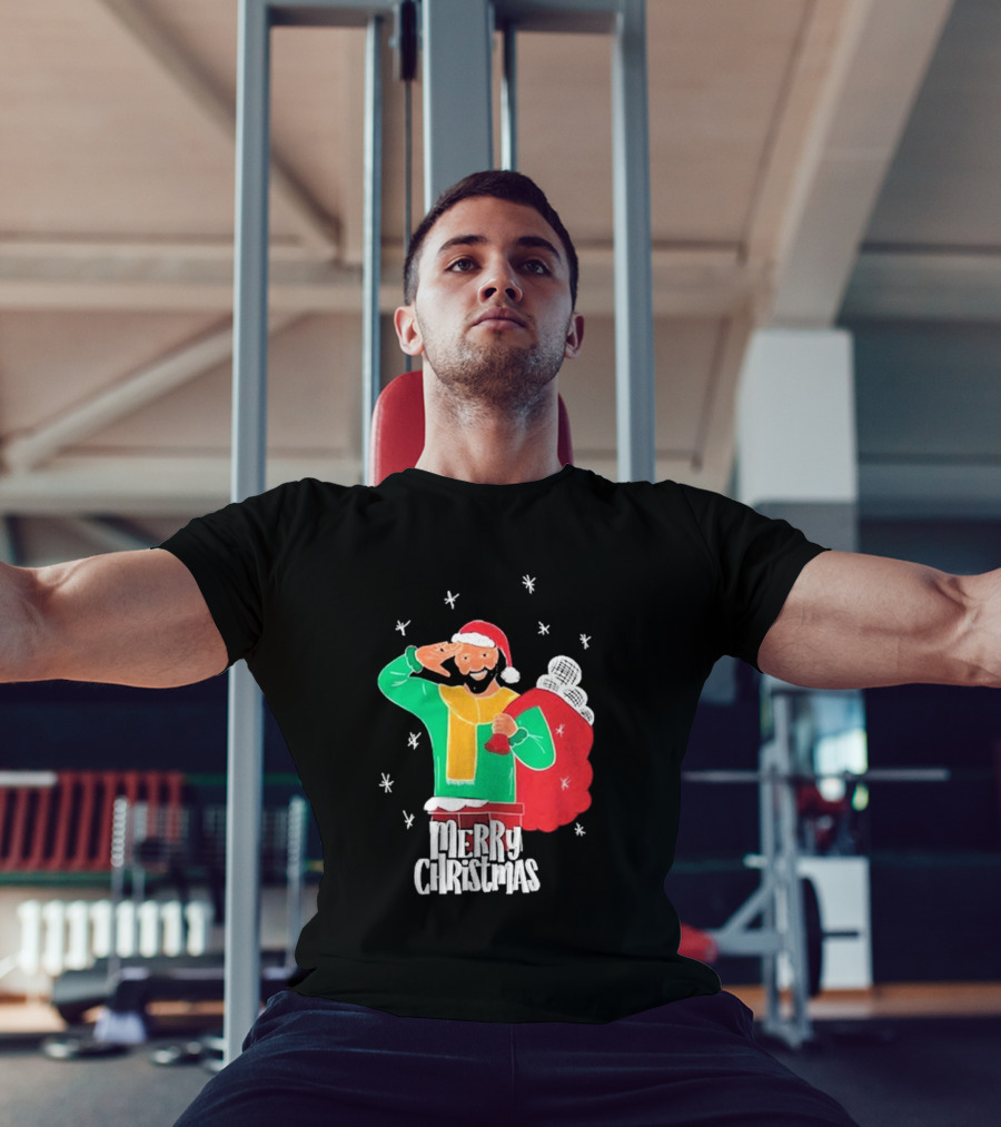 Merry Christmas Jb Gill Santa Holiday Collection T-Shirt