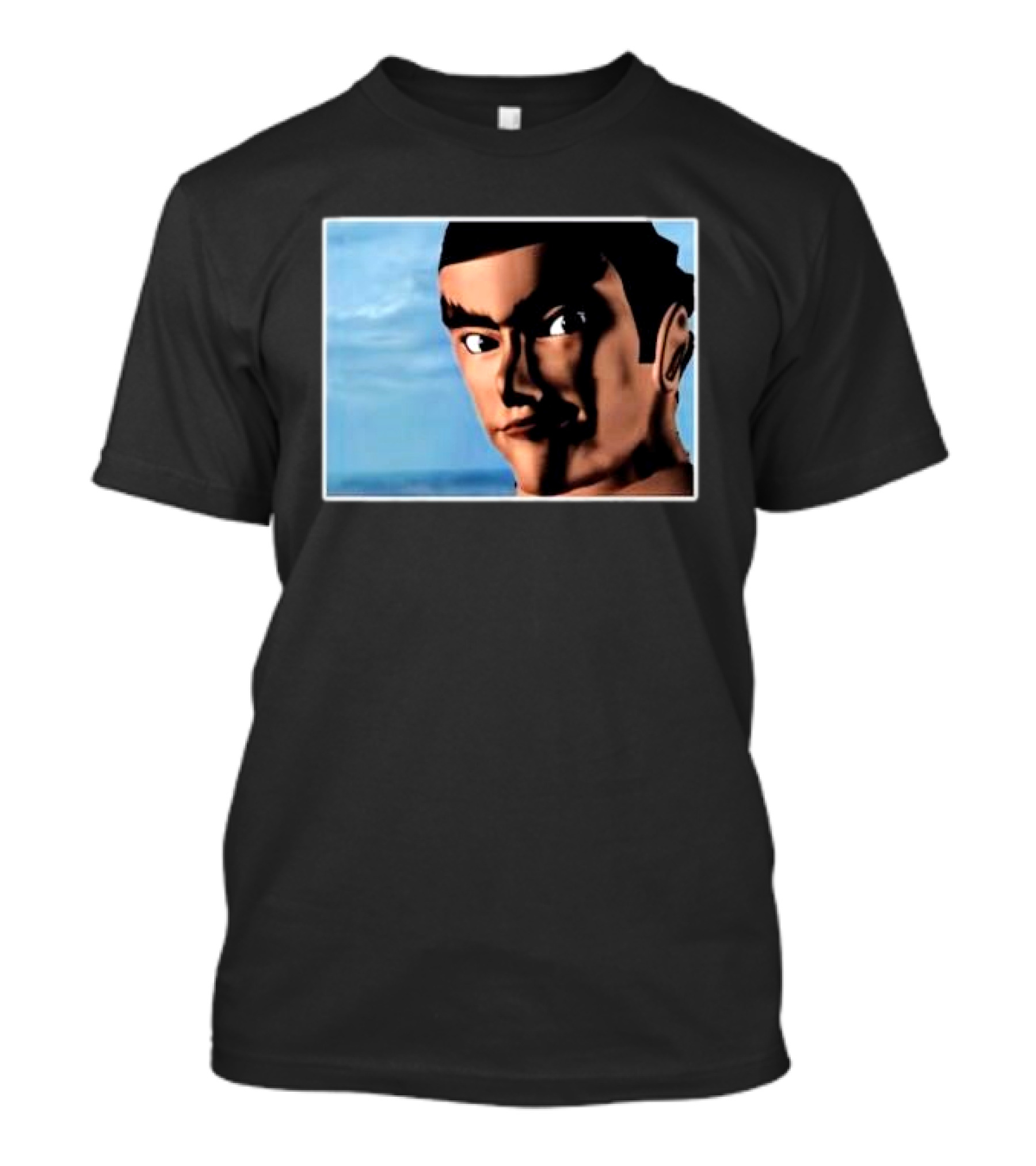 Tekken Kazuya Mishima Retro Image T-Shirt