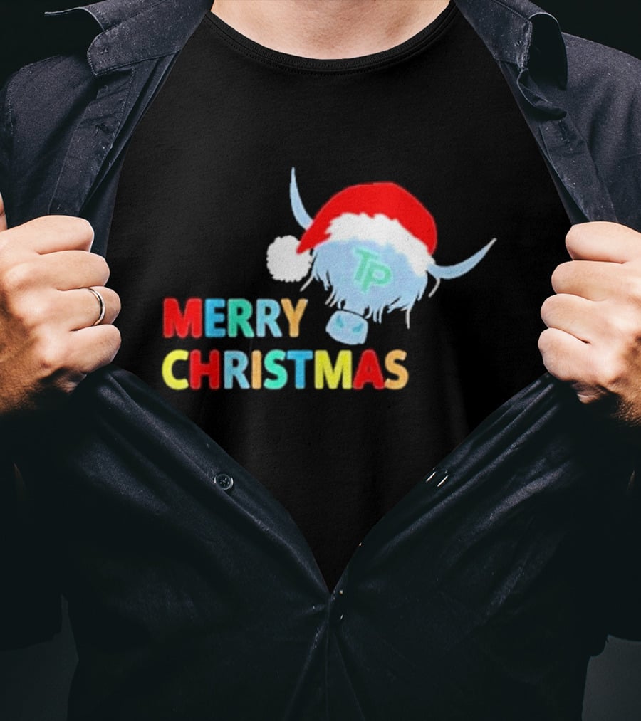 Merry Christmas TP Tom Pemberton Farm Life Christmas T-Shirt