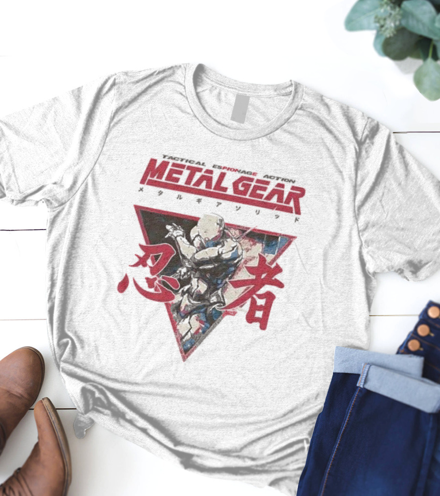 Tactical Espionage Action Metal Gear Solid Ninja Warrior T-Shirt