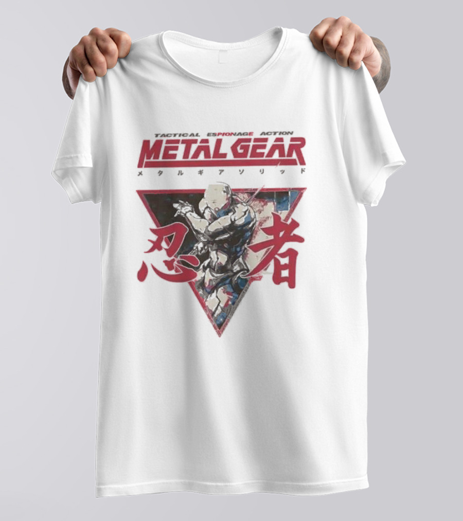 Tactical Espionage Action Metal Gear Solid Ninja Warrior T-Shirt