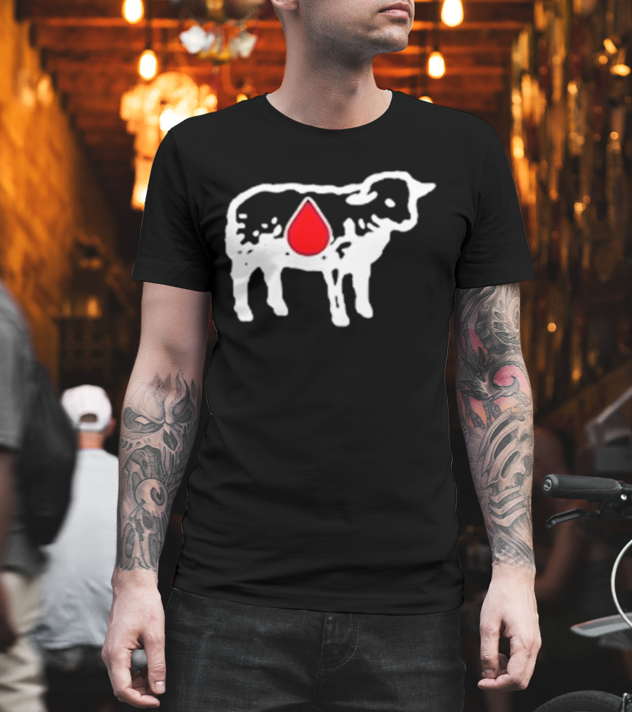 Counterparts Lamb With Red Teardrop T-Shirt