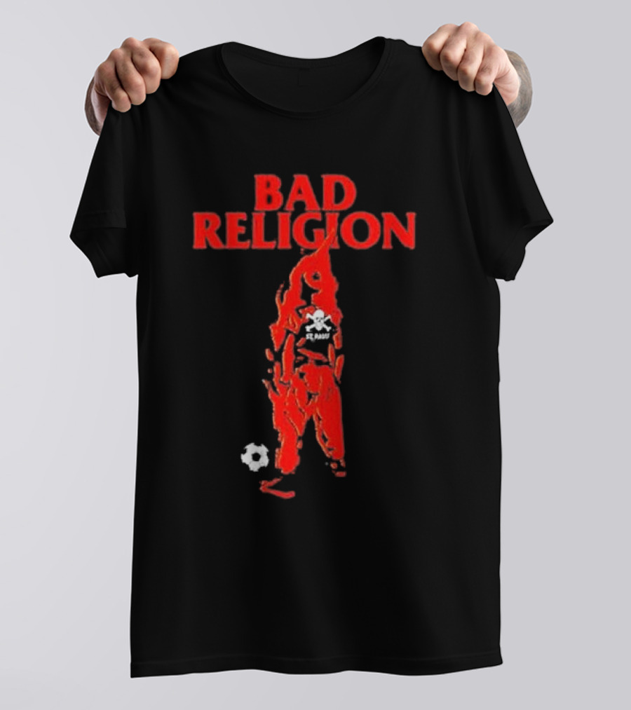 Bad Religion FC St Pauli Collaboration Victory Through Domination Soccer T-Shirt
